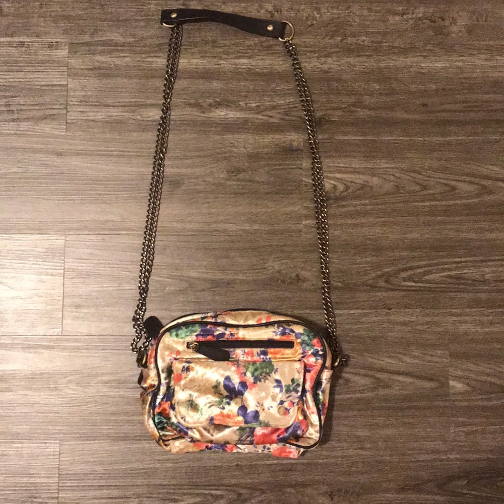 Kimchi blue velvet crossbody bag